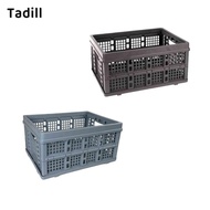 Tadill Camping Storage Crate Portable Folding Storage Box for Fishing Car Traveling
