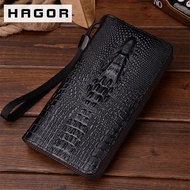 Men's wallet long clutch zipper clutch zipper clutch men's crocodile patte men's wallet long clutch zipper clutch men's crocodile Pattern Card Holder Multifunctional wallet Business x24319