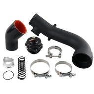 Air Intake Turbo Charge Hard Pipe Kit With 50mmBlow Off Valve For BMW N54 E88 E90 E92 135i 335i 335 