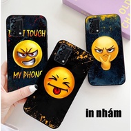 Back cover for oppo a74 / oppo a94 / oppo a95 / oppo a96 4g with personalized smiley face icon print