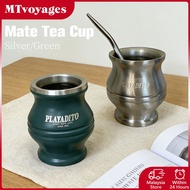 Yerba Mate Cup Set with Bombilla Double-Wall Stainless Yerba Mate Gourd Tea Cup Thermos flask