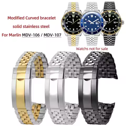 22mm For Casio Duro MDV-106 MDV-107 MTP-VD01 watch band mdv106 mdv107 mtp vd01 High Quality Stainles