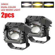 Driving Light 3 Inch 100W Dual Color LED mdl mini driving light Waterproof Driving Light Fog Light