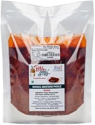 The Pickle Story - an Authentic Homemade Diced Mango Pieces Pickle with Mustard Powder (Avakai) Tang