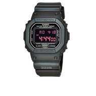 [Luxolite] Casio G-Shock DW-5600MS-1DR  Military Series Digital Dial Black Resin Strap Men Watch DW-5600MS-1D