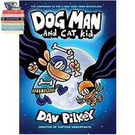 Enjoy Life Dog Man 4 : Dog Man and Cat Kid (Dog Man) [Hardcover]สั่งเลย!! หนังสือภาษาอังกฤษมือ1 (New
