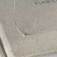 Dainty Zircon Choker Necklace Dainty Sparkling Minimalist Metal Collarbone Chain for Women