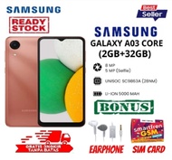 Samsung Galaxy A03 Core | OS Android | Ram 3/32 GB | Chipset Unisoc | Baterry 5000 mAh - Bergaransi