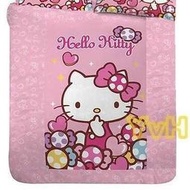 ==YvH==正版卡通 Hello Kitty 彩虹糖樂園 4.5x6.5尺單人被套 台灣印染製造