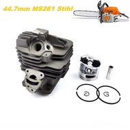 Quality 44.7mm Bore Cylinder Piston Kit for Stihl MS261 MS261C MS261CBM 2-Mix MS261CM VW 2-Mix Chain