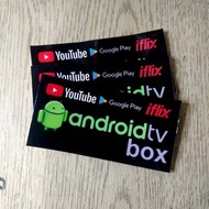 Stiker stb android box tv