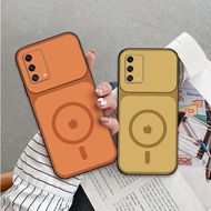 Oppo A74 / A94 / A95 case with apple charging ring back cover, luxurious print