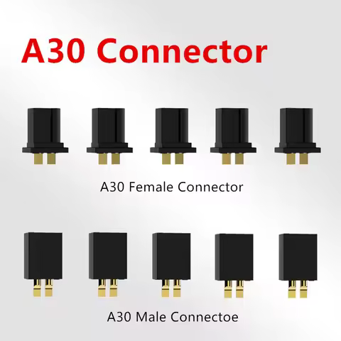 10Pairs Oiginal GNB A30 Connector Female Male Plug Adapter A30 For Racing Models Multicopter Fixed B