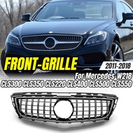 For Mercedes-Benz W218 CLS300 CLS350 CLS220 CLS400 CLS500 CLS550 2011-2018 Chrome Silver Front Racin