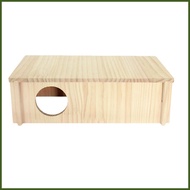 Hamster Hideout Rectangle 2-Room Large Hamster Multi Chamber Hideout Small Animal Tunnel Toys Chamber-Maze naiesg naiesg