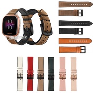 Genuine Leather Silicone Watch Band Strap for Garmin Venu Sq