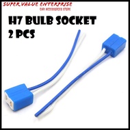 2PCS H7 Bulb Socket 2 Pin Bulb Holder Soket Mentol