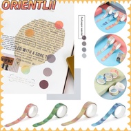 100Pcs Colorful Dots Washi Tapes DIY Round Stickers Label