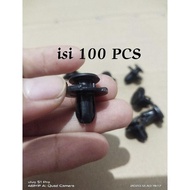 TOYOTA NEW!!! Car bumper grill clip button Avanza Veloz Mirage cx5 agyaTOYOTA contents 100 pcs