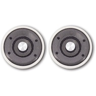 1 Pair Waterproof 4Ohm 15W Full Marine Boats Ceiling Wall Speaker Lawn J60A