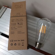 8W黃光愛迪生復古燈泡LED E27