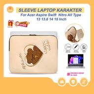 Acer Swift Aspire Lite Nitro 12.9 13 13.3 14 15 15.6 inch Sleeve Case Bag Shockproof Embroidery Love