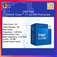 Intel Core i7-14700 (33mb Cache, Up to 5.4 GHz) Desktop Boxed Processor