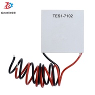 TES1-7102 Semiconductor Cooling Sheet DC5-8V 23X23MM 2A 150MM Wire Maximum Cooling Capacity 9.2W