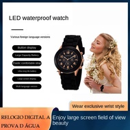 Geneva Unisex Silicone Quartz Analog Sports Wrist Ladies Classic Gel Silicone Wrist Watches Leather 
