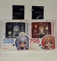 [有貨未賣] 黏土人 558 + 798 智乃 Chino 心愛 Cocoa 請問您今天要來點兔子嗎 特典版 (全新未開盒)[回覆有限額未必回覆到-有冇貨/議價不回覆]