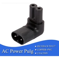 IEC320 C7 TO C8 Power Adapter IEC 320 C7-C8 Right Angle AC