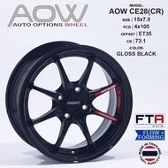 AOW CE28 15x7.0JJ 4x100 ET35 (Gloss black)