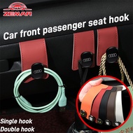 Audi Car Co-pilot Leather Double Hook Front Passenger Glove Box Paste Hook for A3 8l 8Y A1 Q5 TT mk2