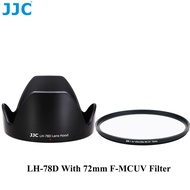 JJC Lens Hood Shade For Canon EF-S 18-200mm F3.5-5.6 IS Lens & Canon EF 28-200mm F3.5-5.6 USM LensRe