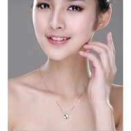 KhjPT950 Platinum Necklace Girlfriend Gift Platinum Necklace All-Match Jewelry Diamond Pendant Women