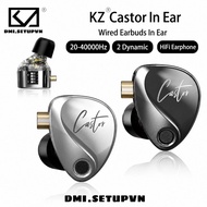 (NEW BH 6T) KZ Castor 2DD Headphones | High Quality HiFi | Dynamic Dynamic Dynamic Dynamic Dynamic D