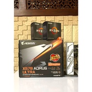 Combo Aorus X570 Ultra, Ryzen 9 5900X