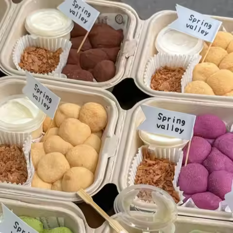 20pcs/set Eco-Friendly Burger Box Food Containers Baking Packing Baking Cake Snack Box Sandwhich Tak