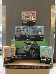 Figma 少女與戰車 鮟鱇隊 全套 全新未拆 - 四號戰車、西住美穗、冷泉麻子、五十鈴華、武部沙織、秋山優花里