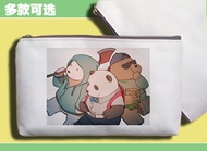 Clutch bag bags purse cell phone bag universal bag we naked bear We Bare Bears our good bear brother