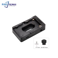 Plat Pemasangan Bateri NP-F550/F970 pelbagai fungsi DC12V Jenis-C PD30W Penyesuai Bekalan Kuasa NP-F