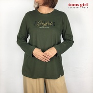 Toms Girl Women's Long Sleeve Loose Cut with Print G61-515