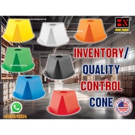 INVENTORY CONTROL CONE/ WAREHOUSE SAFETY CONE/ QUALITY CONTROL CONE/ PALLET CONTROL CONE-