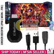 ORIGINAL MiraScreen Pembesar Skrin Smartphone Pintar TV Televisyen Anycast Chromecast Mirroring Chro