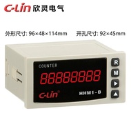 New C-Lin Power-off memory Counter Counting Relay HHM1-A HHM1-B HHM2-H HHJ4-A HHJ4-D HHZ1 HHX1 AC380