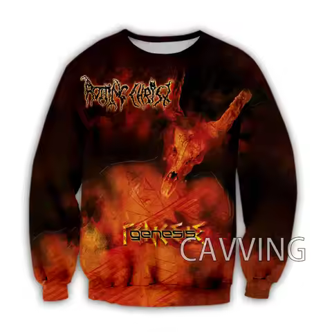 Rotting Christ 3D Printed Crewneck Sweatshirts Harajuku Styles Tops Long Sleeve Sweatshirt Casual Sw