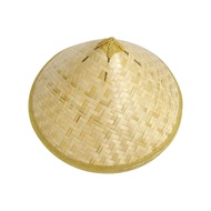 【Avo Shop123】 GS Handmade Bamboo Hat Bamboo Rattan Weave Straw Woven Hat Versatile Retro Rainproof H