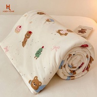 Summer Duvet Thin Duvet Cute Soy Fiber Blanket Cotton Blanket 5 Feet 6.5 Feet