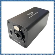 (FTQN) Audio Isolator Noise ReductionEliminates Current NoiseDI Grounding Box6.5 XLR Mixer Audio Iso
