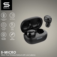 Soul S-Micro10 Micro True Wireless Earbuds Low Latency Waterproof BLACK